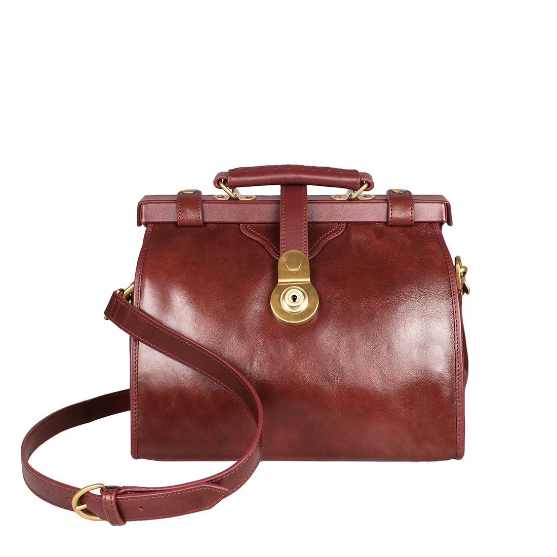 Vintage Genuine Leather Handbag Lightweight Trendy Shoulder - Temu