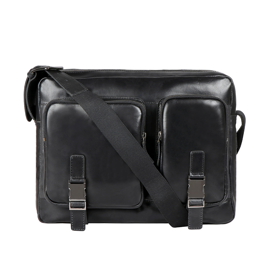 Buy Black Hard Rock 02 Crossbody Online - Hidesign