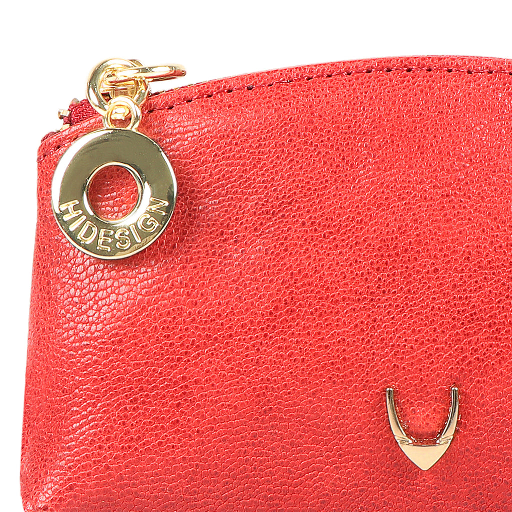 Buy Hidesign Pippin Burnt Goat Red Coin Pouch Online At Best Price @ Tata  CLiQ