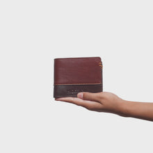 Load and play video in Gallery viewer, Viscounti W1 Tan Leather Tri-Fold Wallet
