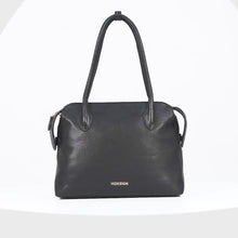 Load and play video in Gallery viewer, Opera 01 Black Leather Tote Bag
