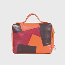 Load and play video in Gallery viewer, Palais 02 Orange Leather Crossbody
