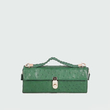 Load and play video in Gallery viewer, Terra W2 Green Leather Sling Wallet
