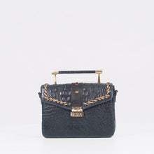 Load and play video in Gallery viewer, Spirit 01 Blue Leather Sling Bag
