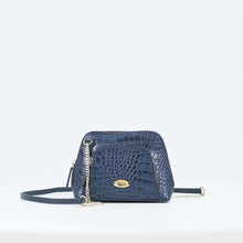 Load and play video in Gallery viewer, Ee Ginny Blue Leather Mini Bag

