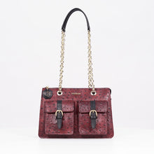 Load and play video in Gallery viewer, Lunara 02 Red Leather Shoulder Bag
