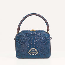 Load and play video in Gallery viewer, Palazzo 01 Blue Leather Sling Bag
