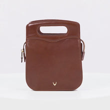 Load and play video in Gallery viewer, Antoinette 01 Brown Leather Crossbody
