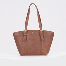Load and play video in Gallery viewer, Montmartre 02 Orange Leather Tote Bag
