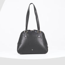 Load and play video in Gallery viewer, St. Martin 02 Black Leather Shoulder Bag
