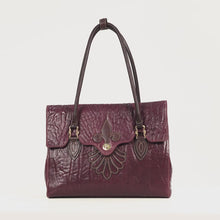 Load and play video in Gallery viewer, Comtesse 02 Red Leather Tote Bag
