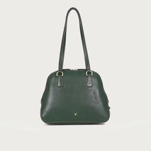 Load and play video in Gallery viewer, St. Martin 02 Green Leather Shoulder Bag
