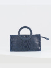 Load and play video in Gallery viewer, Brazilia 01 Blue Leather Sling Bag
