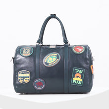 Load and play video in Gallery viewer, Okavango 02 Blue Leather Duffle Bag
