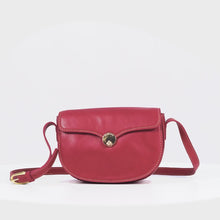 Load and play video in Gallery viewer, Elysee 02 Red Leather Shoulder Bag
