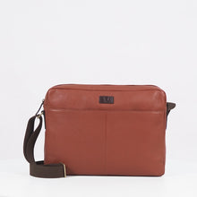 Load and play video in Gallery viewer, Ee Zidane 01 Tan Leather  Crossbody
