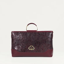 Load and play video in Gallery viewer, Marquise 04 Red Leather Tote Bag

