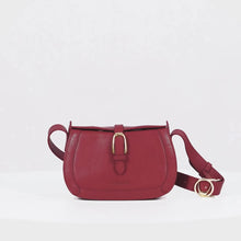 Load and play video in Gallery viewer, Antoinette 02 Red Leather Shoulder Bag
