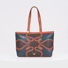 Load and play video in Gallery viewer, Bolinas 02 Orange Leather Tote Bag
