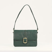 Load and play video in Gallery viewer, Lafayette 02 Olive Leather Shoulder Bag
