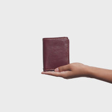 Load and play video in Gallery viewer, Baron W1 Red Leather Bi-Fold Wallet
