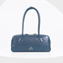 Load and play video in Gallery viewer, Antoinette 04 Blue Leather Shoulder Bag
