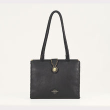 Load and play video in Gallery viewer, Normandie 02 Black Leather Sling Bag
