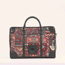 Load and play video in Gallery viewer, Bosphorus 01 Red Leather Duffle Bag
