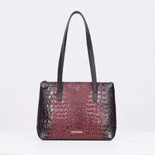 Load and play video in Gallery viewer, Galaxy 01 Red Leather Tote Bag
