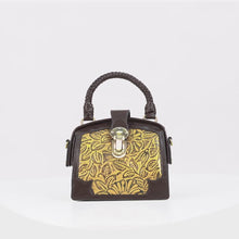 Load and play video in Gallery viewer, Marquise 03 Brown Leather Sling Bag
