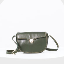 Load and play video in Gallery viewer, Elysee 02 Green Leather Shoulder Bag
