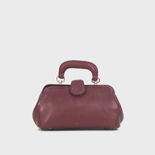 Load and play video in Gallery viewer, Sasha Red Leather Satchel
