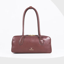 Load and play video in Gallery viewer, Antoinette 04 Brown Leather Shoulder Bag
