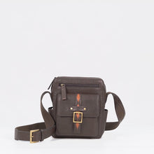Load and play video in Gallery viewer, Big Sur 01 Brown Leather Crossbody
