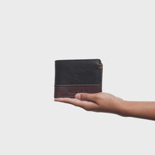 Load and play video in Gallery viewer, Viscounti W1 Black Leather Tri-Fold Wallet
