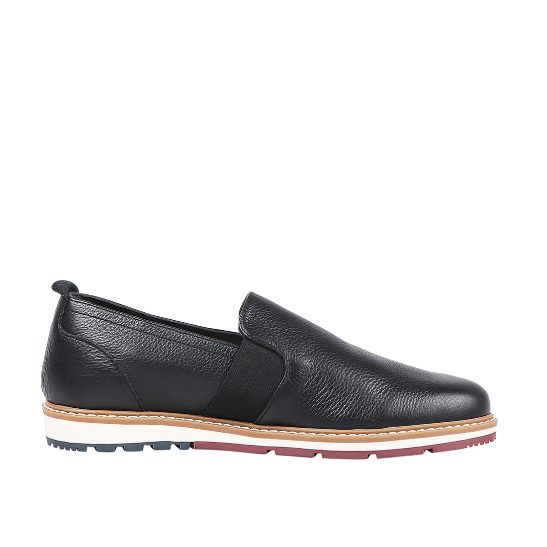 Buy Black Quebec Mens Slip On Shoe Online - Hidesign