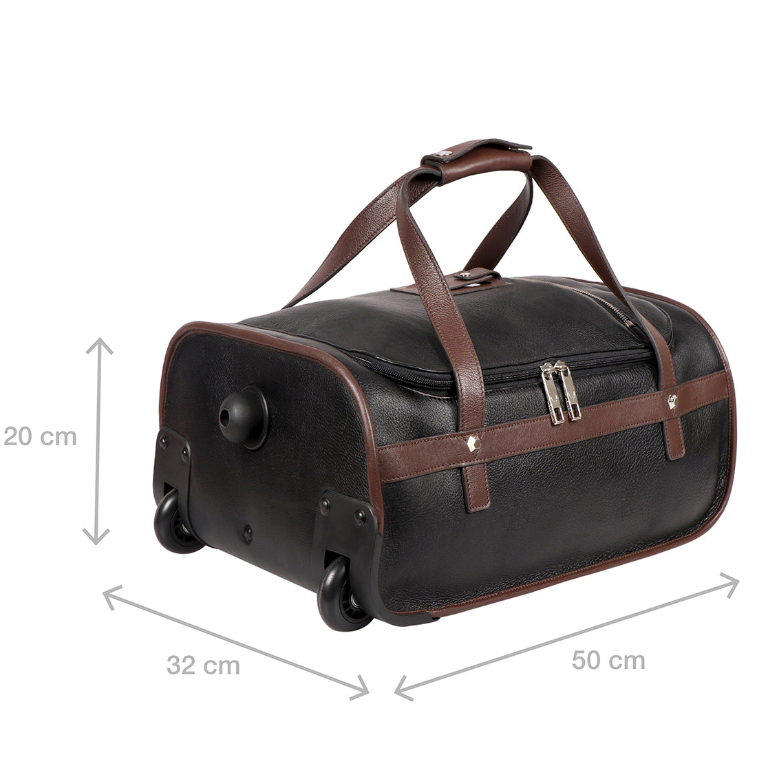 Buy Brown Kingsley 02 Trolley Bag Online - Hidesign