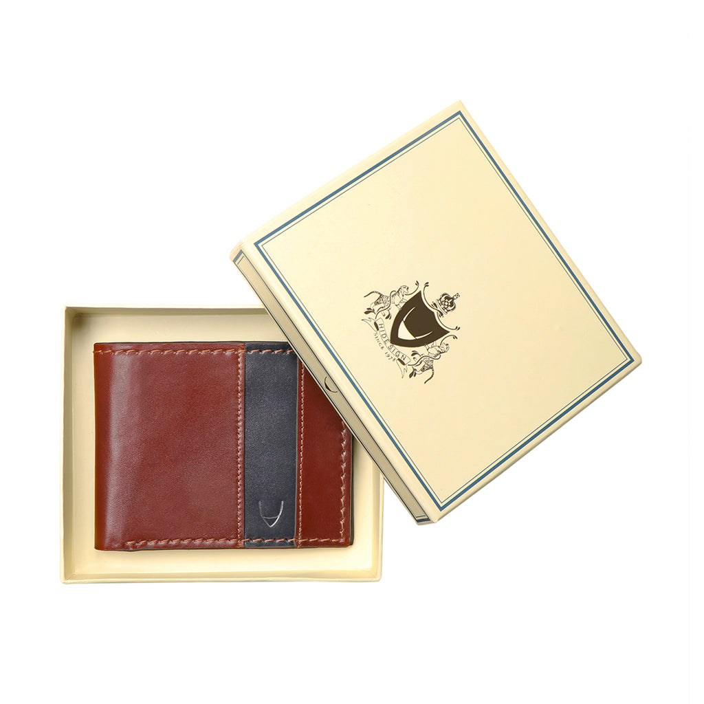 Buy Scooter W3 Men's Brown Bi-Fold Wallet by Hidesign