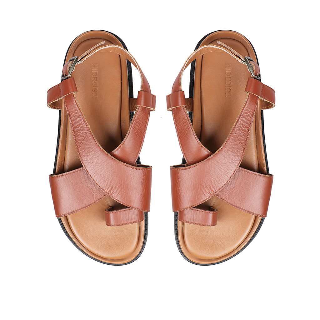 J.Crew Leather Cross Strap Lucy Sandal with Buckle India | Ubuy