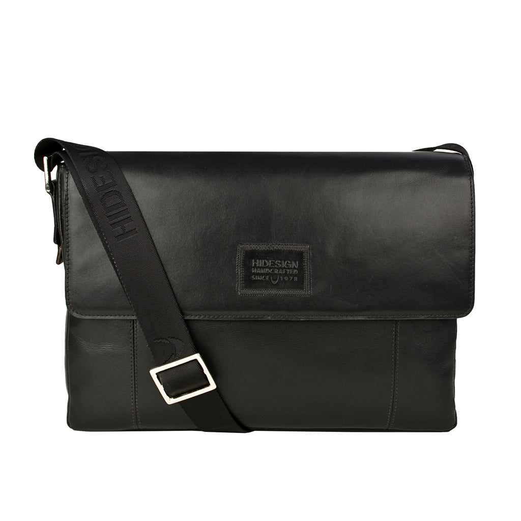 Buy Black Stephenson 03 Messenger Bag Online - Hidesign