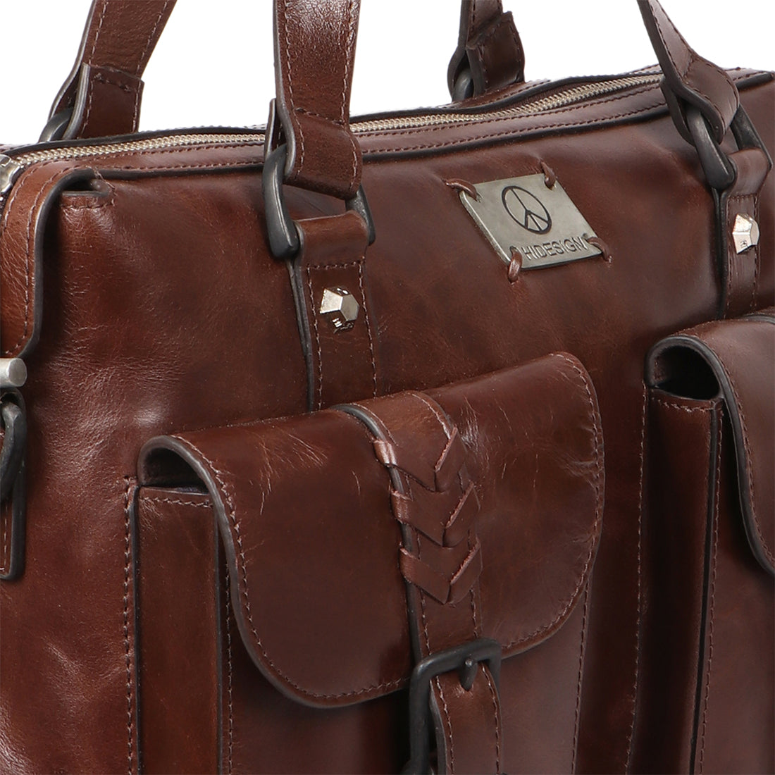 Buy Hidesign Brown Mens Bag