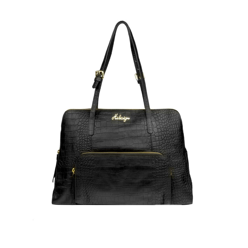 Buy Black 109 02 Tote Bag Online - Hidesign