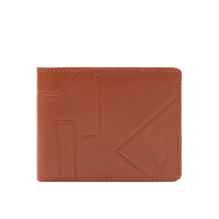 Men's Tan Trifold Wallet Monogram Wallet Light Brown 