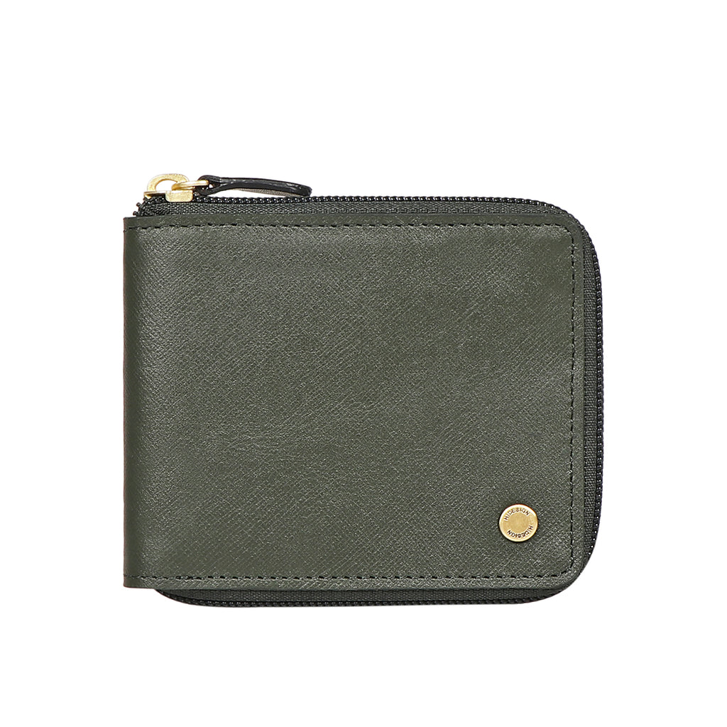Buy Green 341-017 Sb Rf Zip Around Wallet Online Hidesign