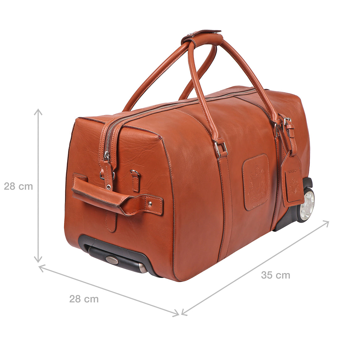 Buy Brown Monterey 1 Trolley Bag Online - Hidesign