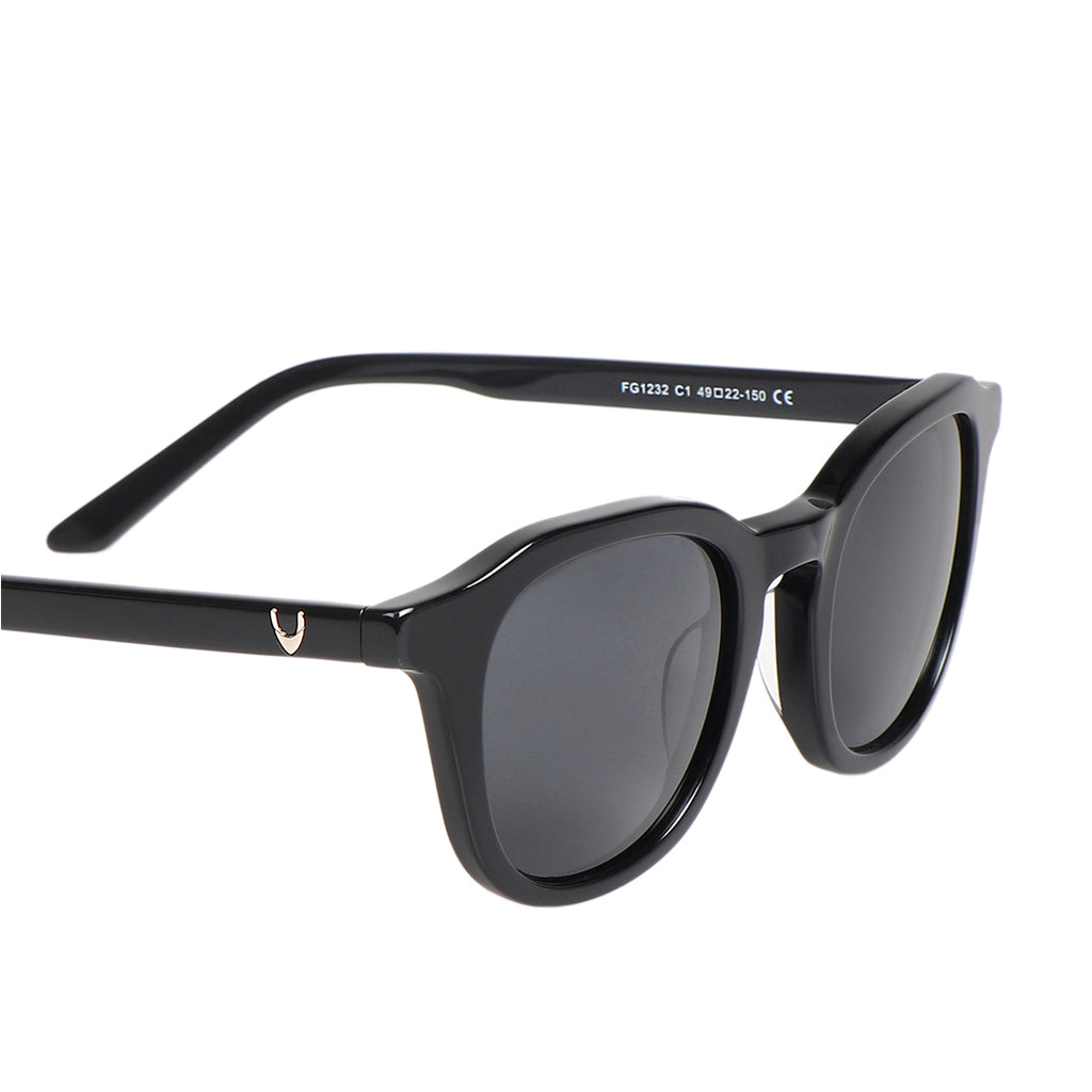 Buy Black Amalfi Round Sunglass Online Hidesign