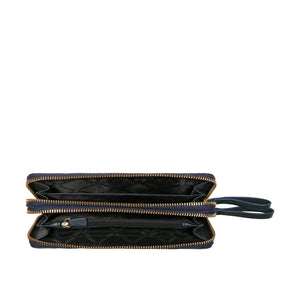 ASPEN W2 SB (RF) DOUBLE ZIP AROUND WALLET - Hidesign