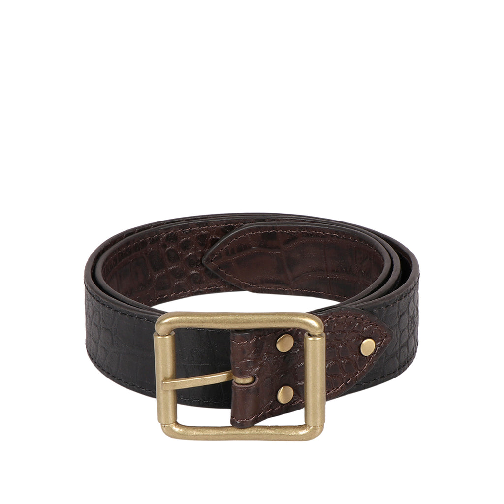 Textured Reversible Belt - Light Tan/Black, Belts