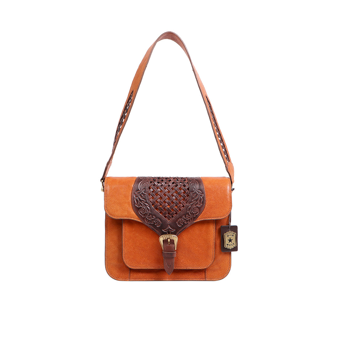 Buy Brown Swala 02 Shoulder Bag Online - Hidesign