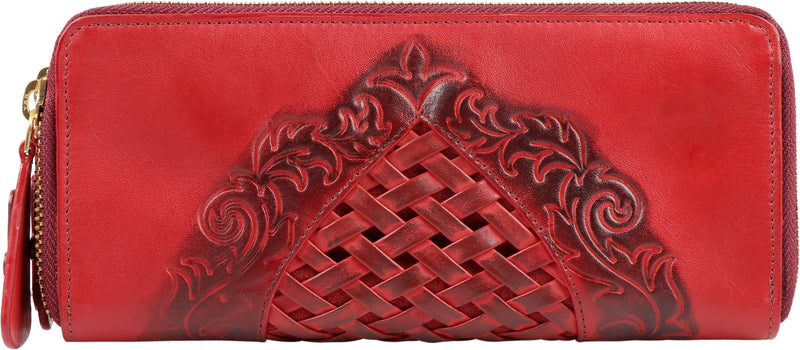 BELLE STAR W4 DOUBLE ZIP AROUND WALLET